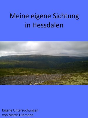 cover image of Meine eigene Sichtung in Hessdalen
